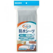 ウィズエール防水シーツ抗菌防臭半身グレー