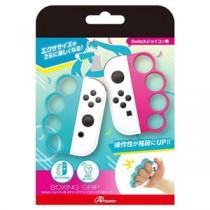 【5個セット】 アンサー Switchジョイコン用 ボクシンググリップ ターコイズ＆ピンク ANS-SW163X5