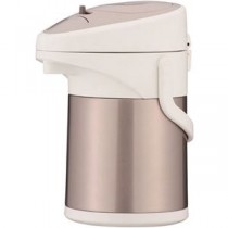 パール金属 ホッとタイム ダブルステンレスエアーポット2.5L メタルブラウン H-6339