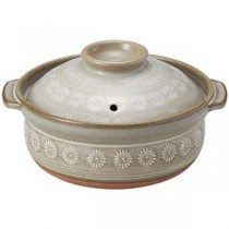 三陶 銀峯花三島6号特深鍋 ガス火専用 MMT16816