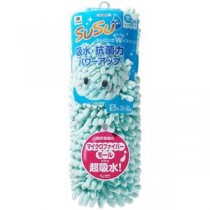 山崎産業 SUSU抗菌ストロングW バスマット 36×50cm フェミニンブルー MMT89984