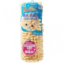 山崎産業 SUSU抗菌ストロングW バスマット 36×50cm フェミニンイエロー MMT90003