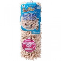 山崎産業 SUSU抗菌ストロングW バスマット 36×50cm ペールアプリコット MMT90904