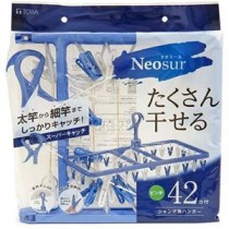 東和産業 NSR ジャンボ角ハンガー42P ブルー 24821