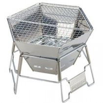 キャプテンスタッグ ヘキサステンレスファイアグリル L M-6500