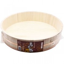 立花容器 新寿司桶42cm本体 銅タガ MMT01442