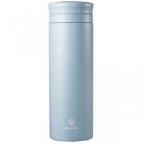 カクセー cococafe ココカフェ 真空二重マグ500ml パウダーコート スモークブルー CC-50A