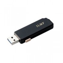 エレコム ILMF スライドシャッター式USBメモリ ブラック MF-ER3032GBK-IL