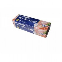 【10セット】 ジャパックス Wジッパー フリーザーバッグ 中 15枚入 WF-02X10