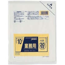 【10セット】 ジャパックス 室内用ポリ袋 10L 半透明 20枚入 P-10X10