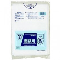 【10セット】 ジャパックス メタロセン配合ポリ袋 30L透明10枚 TM33X10