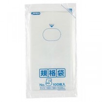 【10セット】 ジャパックス LD 規格袋 05号 0.030mm厚 100枚 透明 K-05X10