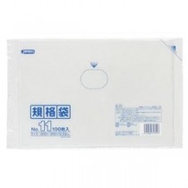 【5セット】 ジャパックス LD 規格袋 11号 0.030mm厚 100枚 透明 K-11X5