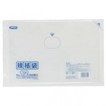 【5セット】 ジャパックス LD 規格袋 12号 0.030mm厚 100枚 透明 K-12X5