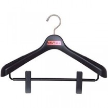 【5セット】 シンコーハンガー S＆F ジャケットクリップ40 ブラック MMT73582X5
