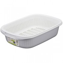 【5セット】 岩崎工業 クッキンパル 水切りバット ホワイト K-1657-WHX5