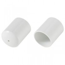 【5セット】 積水樹脂 物干竿キャップ φ38～39mm用 ホワイト CA-38X5