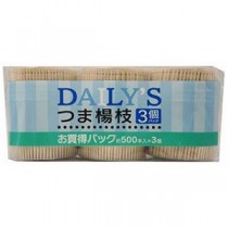【10セット】 大和物産 ディリーズ 楊枝SL-500 3個組 MMT06171X10