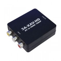 【3セット】 3Aカンパニー レトロコンバーターAV AV to HDMI変換機 3A-XAV-HDX3
