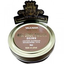 【5セット】 矢澤 YAZAWA SHOE CARE ワックスシューポリッシュ ブラウン 50mL footmate30221X5