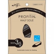 【5セット】 荒川産業 プロフィットイン ハーフソール 3.5mm ブラック ARAKAWA09338X5