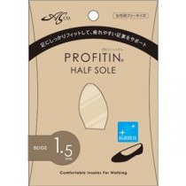 【5セット】 荒川産業 プロフィットイン ハーフソール 1.5mm ベージュ ARAKAWA09284X5