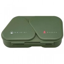 【5セット】 オーエスケー おにぎり ランチケース カーキ MMT37907X5
