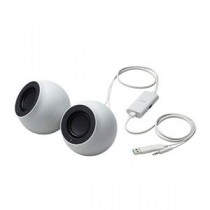 エレコム パソコン用2.0chスピーカー Stina SP-P10CUシリーズ ホワイト SP-P10CUWH