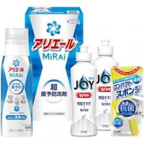 ギフト工房 アリエールミライセット P&G除菌ジョイ、P&Gアリエールミライ・コンパクトスポンジ(日本) V4088525