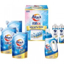 花王 アタック抗菌EXバラエティギフト アタック抗菌EX詰替用、キュキュットクリア除菌、アタック抗菌EX V4061576
