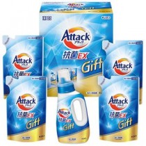 花王 アタック抗菌EXギフト アタック抗菌EX詰替用(590g)×4、アタック抗菌EX(750g)×1 V4061605