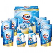 花王 アタック抗菌EXギフト アタック抗菌EX詰替用(590g)×7、アタック抗菌EX(750g)×2 V4061619