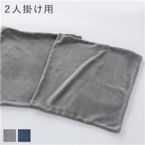 リクライニングフロアソファ専用 カバー 単品 2人掛け用 グレー ソフト生地 ソファカバー 洗える