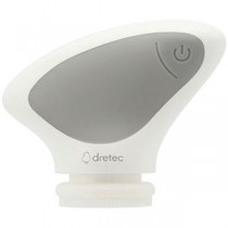 DRETEC ドリテック Refleu 電動シリコーンフェイスブラシ グレー 9.4×4.2×7.1cm C6134537