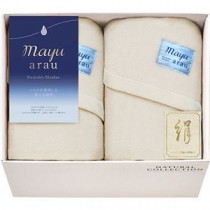 mayuあらう 洗えるシルク混毛布2P 140×180cm L9047569