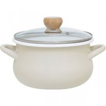 ストクック IH対応ホーロークッキングポット20cm グレー 2.9L C6124665