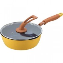 一条もんこ カレーパンガラス蓋付24cm 煮るにも焼くにも使いやすい絶妙な深さのフライパン オリジナルレシピ付 B1107547