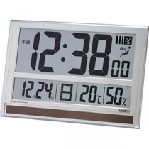 ランデックス 大型デジタル電波時計 タイムジェネラル 置掛兼用 27.7×40.4×2.3cm B1156609