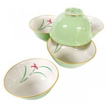 香蘭社 らん 湯呑み 5客揃 φ9.5×5cm C6092596