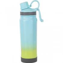 フォルテック キャリングボトル530ml ブルー×グリーン 8.6×7.7×27cm C6129544