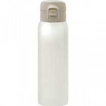 モテコ ワンタッチ栓マグボトル500ml ホワイト 7.3×6.8×23cm C6129749