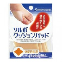 【5セット】 三進興産 ソルボクッションパッド 外反母趾用 ソルボクッションパッド 外反母趾用 sorbo52428X5