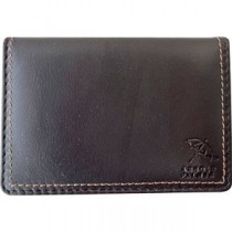 アーノルドパーマー Wステッチシリーズ 2面パスケース ダークブラウン 11×1×8cm B1110638