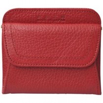 良品工房 日本製牛革小銭入れ 赤 10.5×1×9.2cm C6041654
