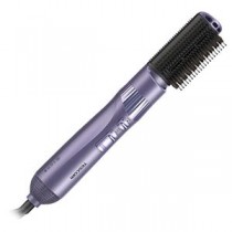 TESCOM カール・ドライヤー マイナスイオン豚毛ブローブラシ パープル 本体21.3×4.8×5.1cm B1131510