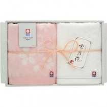 今治タオル 雪月花～さくら～ フェイスタオル2P 34×75cm B1052617