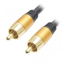 【5本セット】 HORIC RCAサブウーファーケーブル 2m RC20-799GBX5