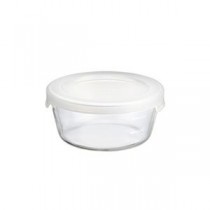 【5セット】 HARIO 耐熱ガラス製保存容器・丸300ml MST-30-TWX5