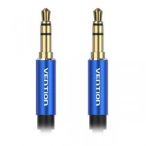 【5本セット】 VENTION 3.5mm Male to Male オーディオケーブル コットン編み アルミニウム合金 5m ブルー BA-4568X5