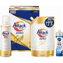 花王 アタックZEROギフト アタックZERO詰替用(770g)・アタックZERO(580g)・キュキュットクリア除菌(240ml)×各1 B1075528